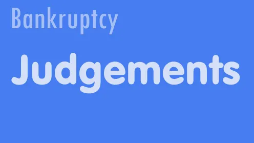 judgments in bankruptcy